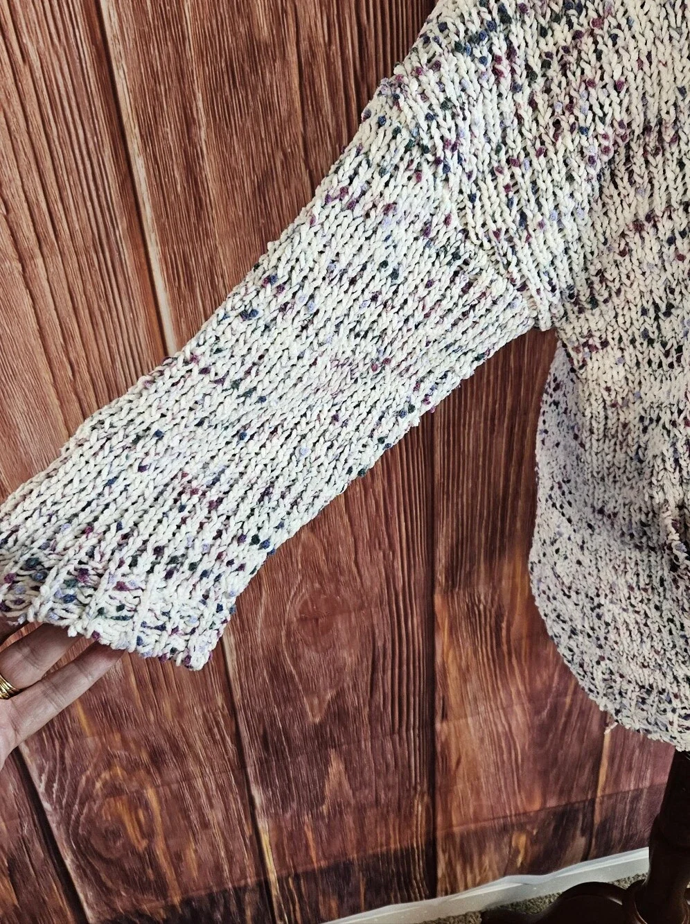NWT Cupio Marled Knit Plush Cardigan Sweater Plus Size 2X